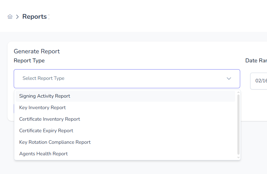 Report Types