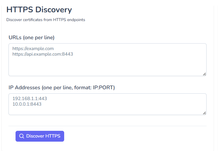 HTTPS Discovery