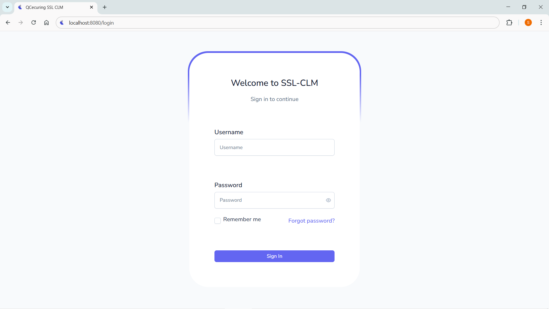 SSL CLM open ui